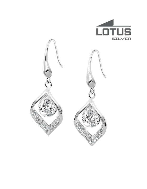 LOTUS SILVER EARRINGS